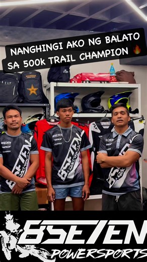 Nanghingi ako ng balato sa 500k na premyo sa trail ni @Adrian Constantino | 8Seven Racing