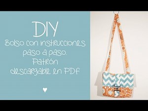 Bolso muy fácil de hacer con patrones gratis ♥