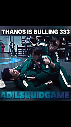Thanos bullies 333 | #shorts #squidgame #trending