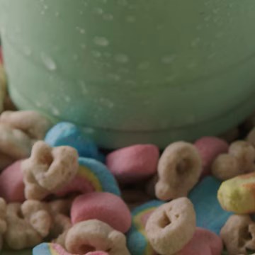 Sprinkle a bit of magic into your day with the Magical Charm Milkshake! 🦆🌈✨ | Duck Donuts