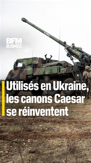 Utilisés en Ukraine, les canons Caesar se réinventent 🪖 💥 Des délégations du monde entier ont assisté à un exercice de démonstration du canon Caesar français. Fort de son utilisation sur le front en Ukraine, il s'est adapté pour devenir plus agile et plus précis. 🎙️ Alexandra Paget | BFM Business