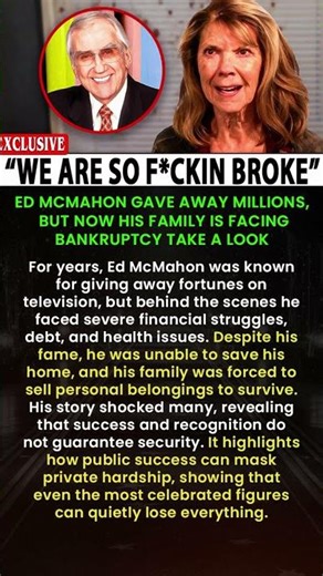 Ed McMahon Gave Away Millions, But Now His Family Is Facing Bankruptcy Take A Look #shorts