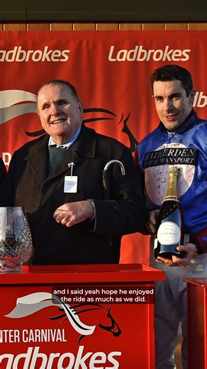 A truly magical partnership ✨ Aidan Coleman shared what it meant to ride for owner Andrew Gemmell 🎥 | Newbury Racecourse