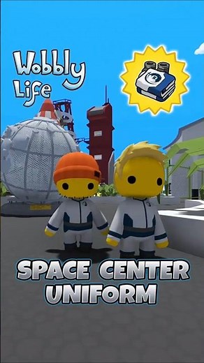 Secret outfit found at the Wobbly Life Space Center! 🚀✨