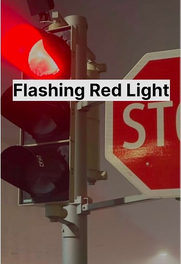 Flashing Red Light: Understanding Traffic Rules