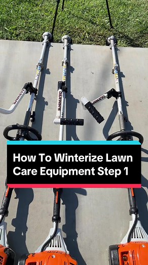 How to winterize lawn care equipment step 1 #dslawnandlandscape #howto #winterize #winterized #lawntips #howtotipsandtricks #howtotiktok