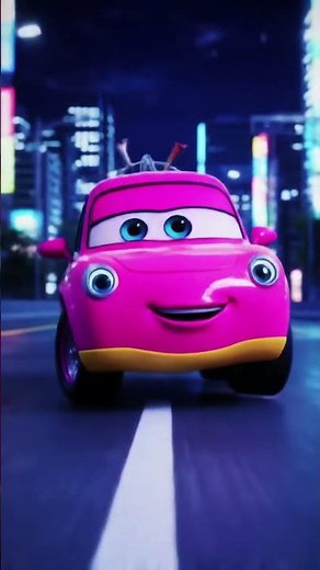 🌃 Night Drive in the City! - Fun Cartoon Cars for Kids! ✨