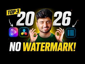 3 BEST Free Video Editors for PC / 2026 Free and No Watermark!