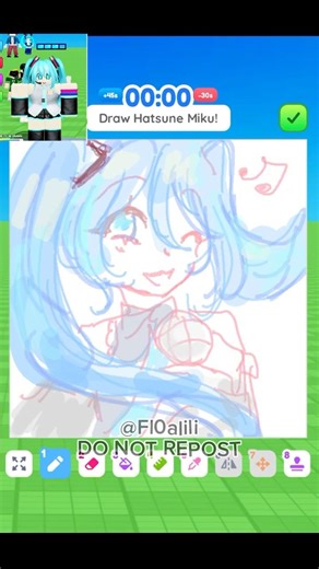 💙 Roblox - Draw Me! 💙 Game #art #speedpaint #roblox