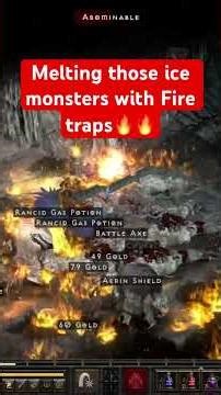 ANYA CAVE #diablo2resurrected #d2r #gaming #ssf #melting #fire #trapsin #assassin #shorts #rpggames