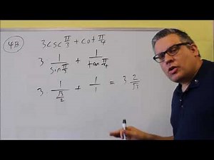 MATH 127 Trigonometry Sample Test 1 #4B