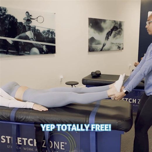 We're giving locals a complimentary stretch session to ease back discomfort, sore muscles, sciatica, and more! ✨ See for yourself how practitioner-assisted stretch can help you: 🤸‍♀️ Increase Flexibility 🏋 Enhance Athletic Skills 😃 Relieve Stiffness 👟 Boost Athletic Performance ✨ Feel Younger 🧘 Improve Posture & Circulation Click here to claim your complimentary stretch session! | Stretch Zone Clarksville