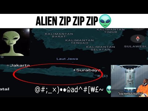 Alien Hijau Mau Invasi Jawa 👽.... (Alien Talk Zip Zip Zip)