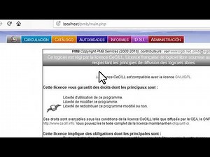 Introducción al sistema de gestión de bibliotecas PMB