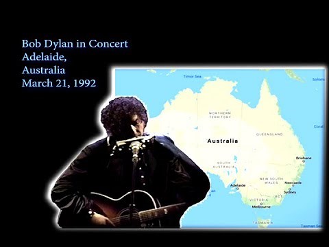 "Dylan Down Under" Full Concert Audio Bob Dylan concert in Adelaide, Australia - March 21, 1992