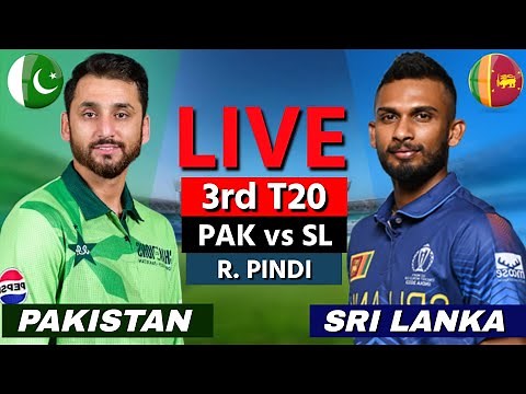 PAKISTAN vs SRI LANKA, 3rd T20 Match | PAK vs SL Live Scores & Commentary | Tri Series 2025