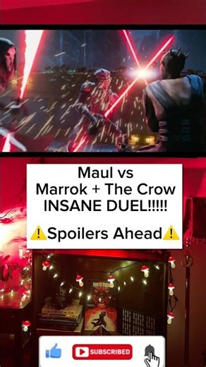 Episode 7 Is INSANE!!! Maul vs Marrok + The Crow #starwars #maulshadowlord #shorts