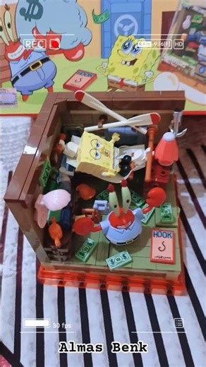Lego Area X SpongeBob and Mr Crabs #lego #viral #areax #spongebob #shortvideo #short #reels #shorts