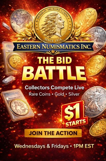 Eastern Numismatics Presents: Bid Battle! | eBay Live Video