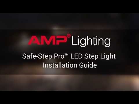 AMP® Safe Step Pro™ LED Step Light Installation Guide | AMP Lighting