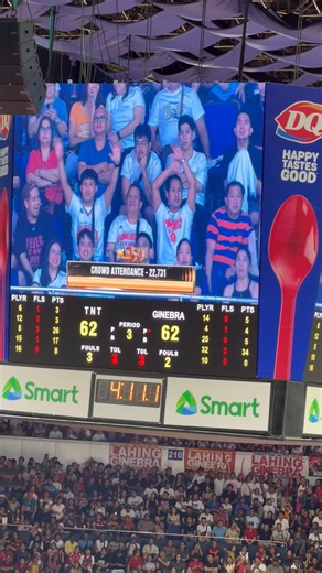 June 17, 2026 CROWD ATTENDANCE 22, 731 Ginebra versus TNT.