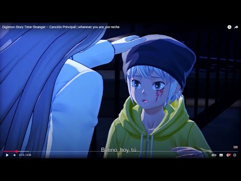 REaccionando a Digimon Story Time Stranger – Canción Principal | wherever you are, por reche