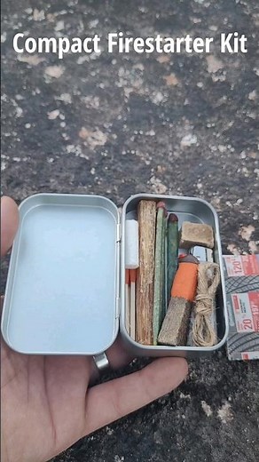 Fire Starter Kit - Full Video On My Channel #camping #bushcraft #outdoors