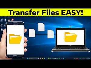 How To Transfer Files From Android Phone To PC Wirelessly (Or PC to Phone) NO CABLES