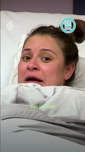 When the reality of being in the maternity ward sets in… 😱😬 #oneborneveryminute #hospital #birth