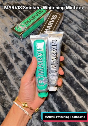 I could never go back to using traditional branded toothpaste after using this👀✨🌿 #marvis #toothpaste #whiteningtoothpaste #tiktokmademebuyit
