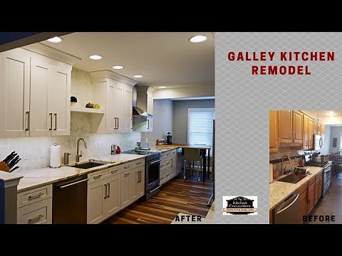 Detailed description of galley kitchen remodel