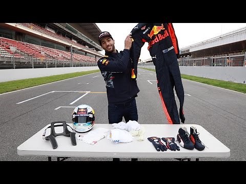 What kit does an F1 driver wear? Daniel Ricciardo explains!