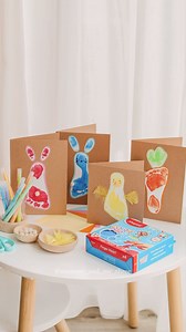 Easter Crafts ideas 🌼🐰 FootPrint Easter Cards (Previous ad @maped_helix Last year we made the sweetest Easter cards, Florence always loves hand and foot printing 😍 They are fun and super simple to make, and they make the sweetest gifts 🐰🥕🐣 🏷️Crafts, Spring crafts, Cardboard Crafts, recycled crafts, paper crafts, Kids Crafts, craft ideas, Easter crafts, Easter Gifts #springcrafts #cardboardcrafts #simplecrafts #recycleandplay #recyclemeplay #easterdecor #EasterCrafts #springdiy #easteridea