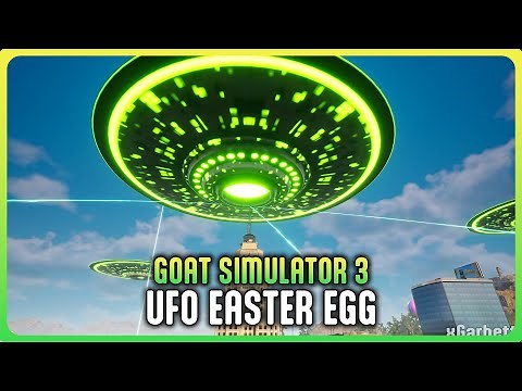 GOAT SIMULATOR 3 - How to Unlock the Alien UFO (Flyable Spaceship)