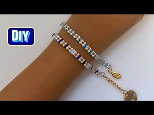 Easy DIY Bracelets. Step by step jewelry tutorial