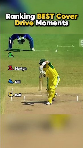 Ranking BEST Cover Drive Moments 🏏✨ | Pure Elegance & Perfect Timing