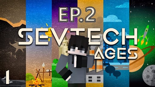 轻车熟路的原始人生存！筛网，制皮与古式地图！【SevTech Ages | EP.2】