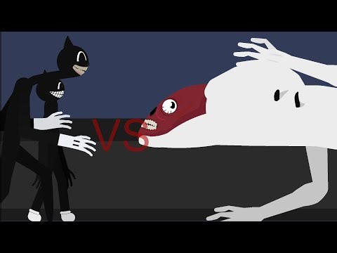 Cartoon cat vs bridge worm (Trevor Henderson royale battle)