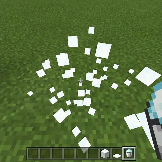 How to put SNOW in bucket in Minecraft 1.17
