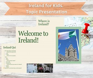 Ireland for Kids | 21-Slide Country Study Presentation | Europe Geography