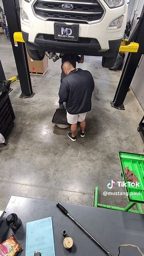 Hour and a half for me, just over two minutes for you. #techtok #techniciansoftiktok #carsoftiktok #fordtech #ford #ecoboost #engine