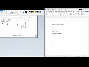 Algorithms pseudocode Question 1