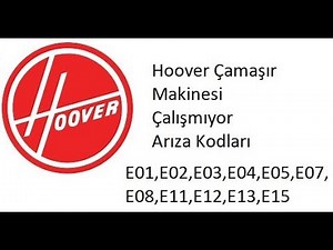 HOOVER WASHING MACHINE DOES NOT WORK. FAULT CODES AND SOLUTIONS