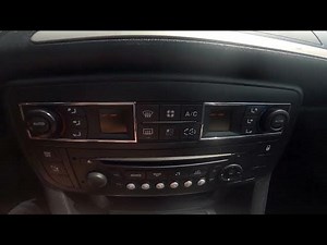 How to Change Airflow Temperature in Citroen C5 III ( 2007 – 2...