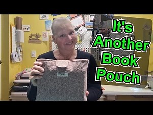 DIY Easy to sew book pouch, Beginner sewing. Hot sew sew an Ipad / tablet pouch