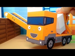 Strong Heavy Vehicles songs l Clang Clang Bang Bang Let's build l Toy version l Tayo the Little Bus