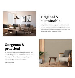 Interior design excellence - Html Code Example by Nicepage