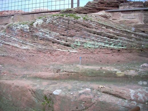 Grès des Vosges : à quoi sont dues ces stratifications obliques ?