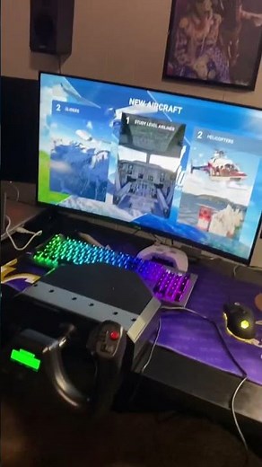 Logitech Flight Yoke System for Microsoft Flight Simulator 2020