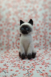 Siamese Cat Amigurumi Crochet Pattern: Realistic Mohair Cat (PDF) - Etsy UK
